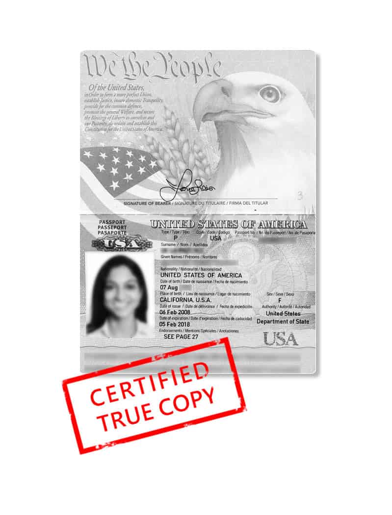 cmp photocopy passport